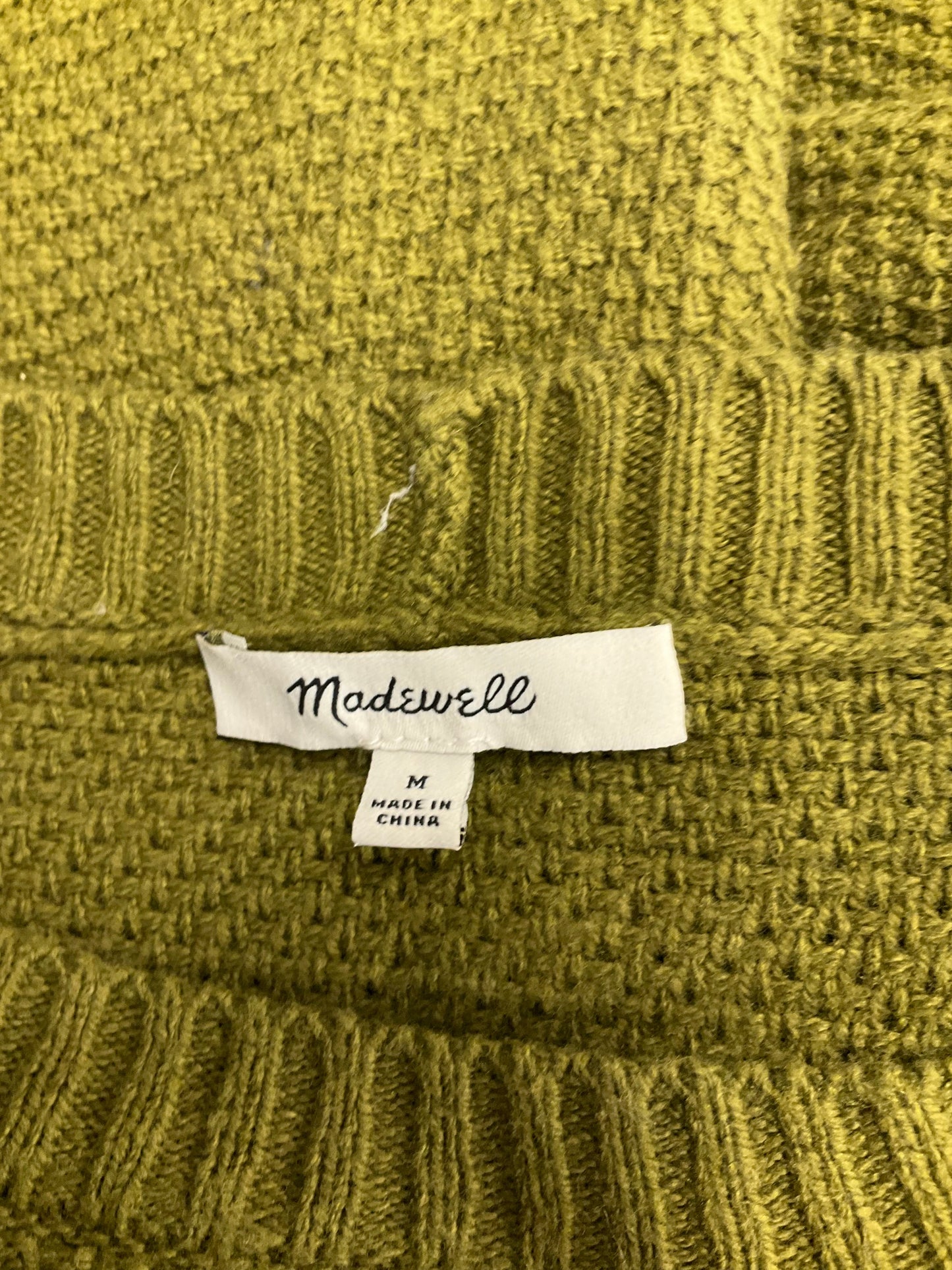 Green Sweater Sleeve Madewell, Size M