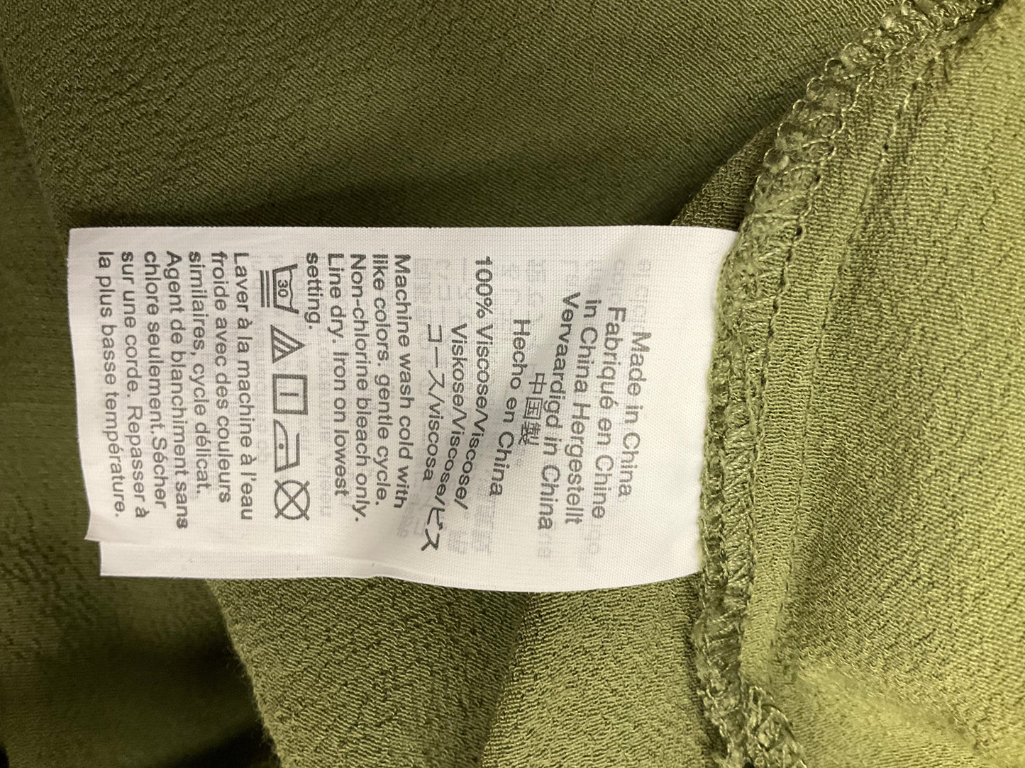 Dress Casual Midi By Madewell In Green, Size: L