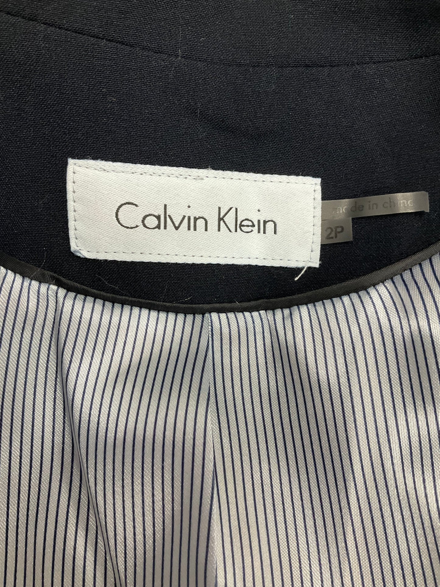 Navy Blazer Calvin Klein, Size Xs