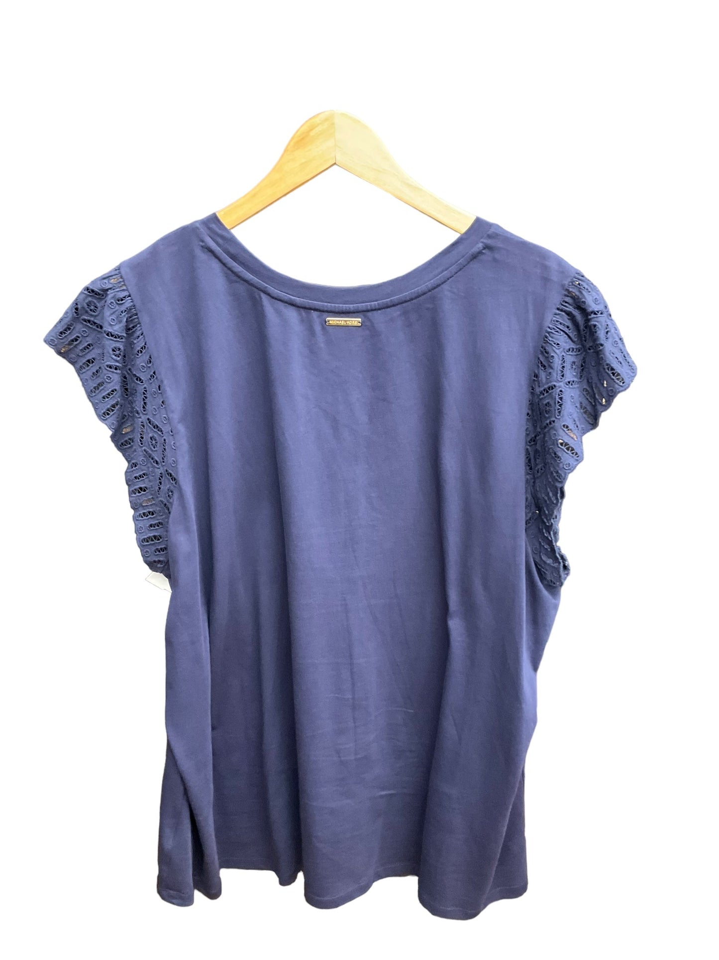 Blue Top Sleeveless Michael By Michael Kors, Size 3x