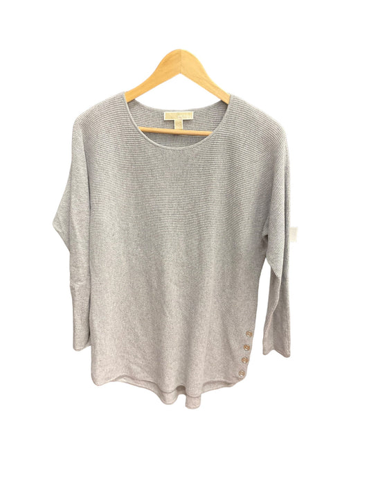 Grey Top Long Sleeve Michael By Michael Kors, Size M