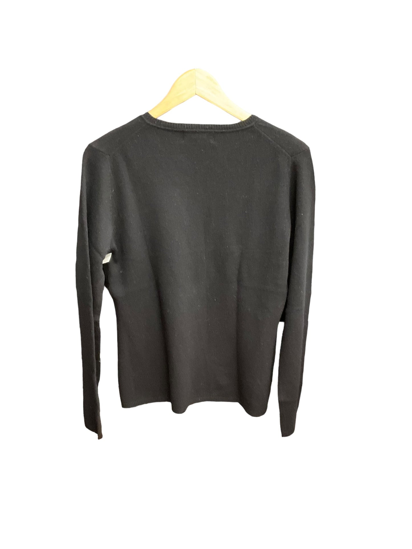 Black Sweater Cashmere Peck And Peck, Size L