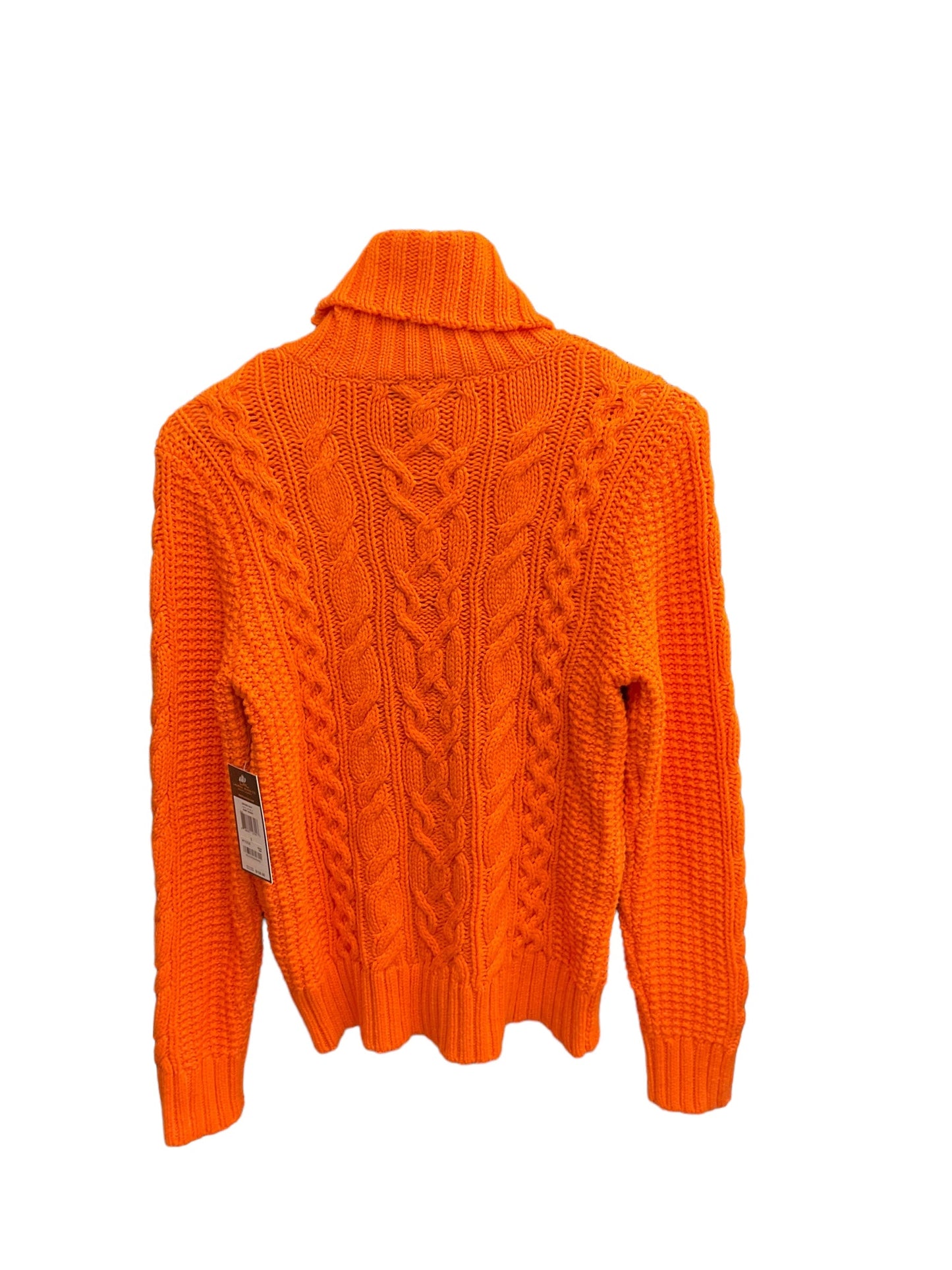 Orange Sweater Lauren By Ralph Lauren, Size L