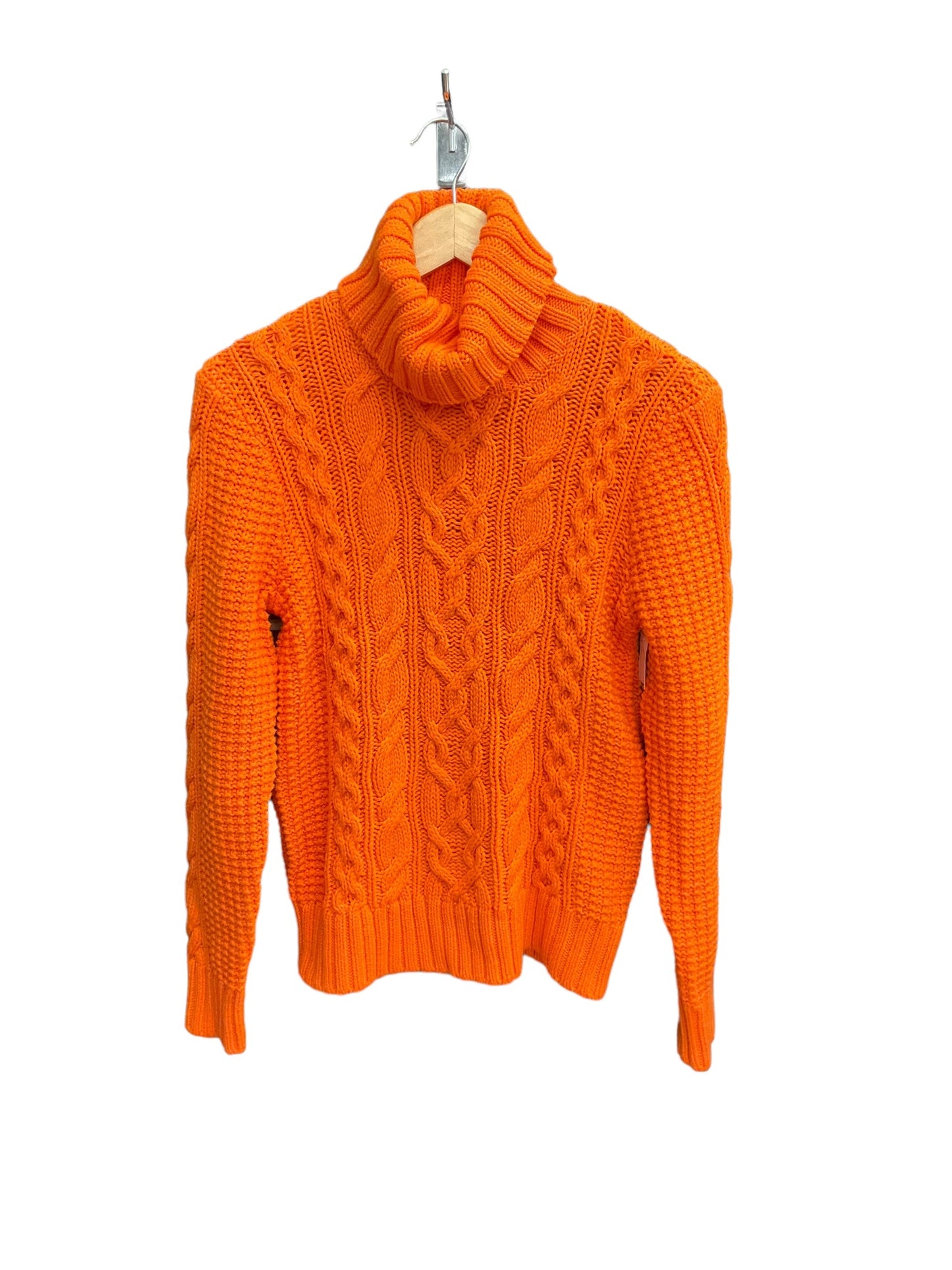 Orange Sweater Lauren By Ralph Lauren, Size L