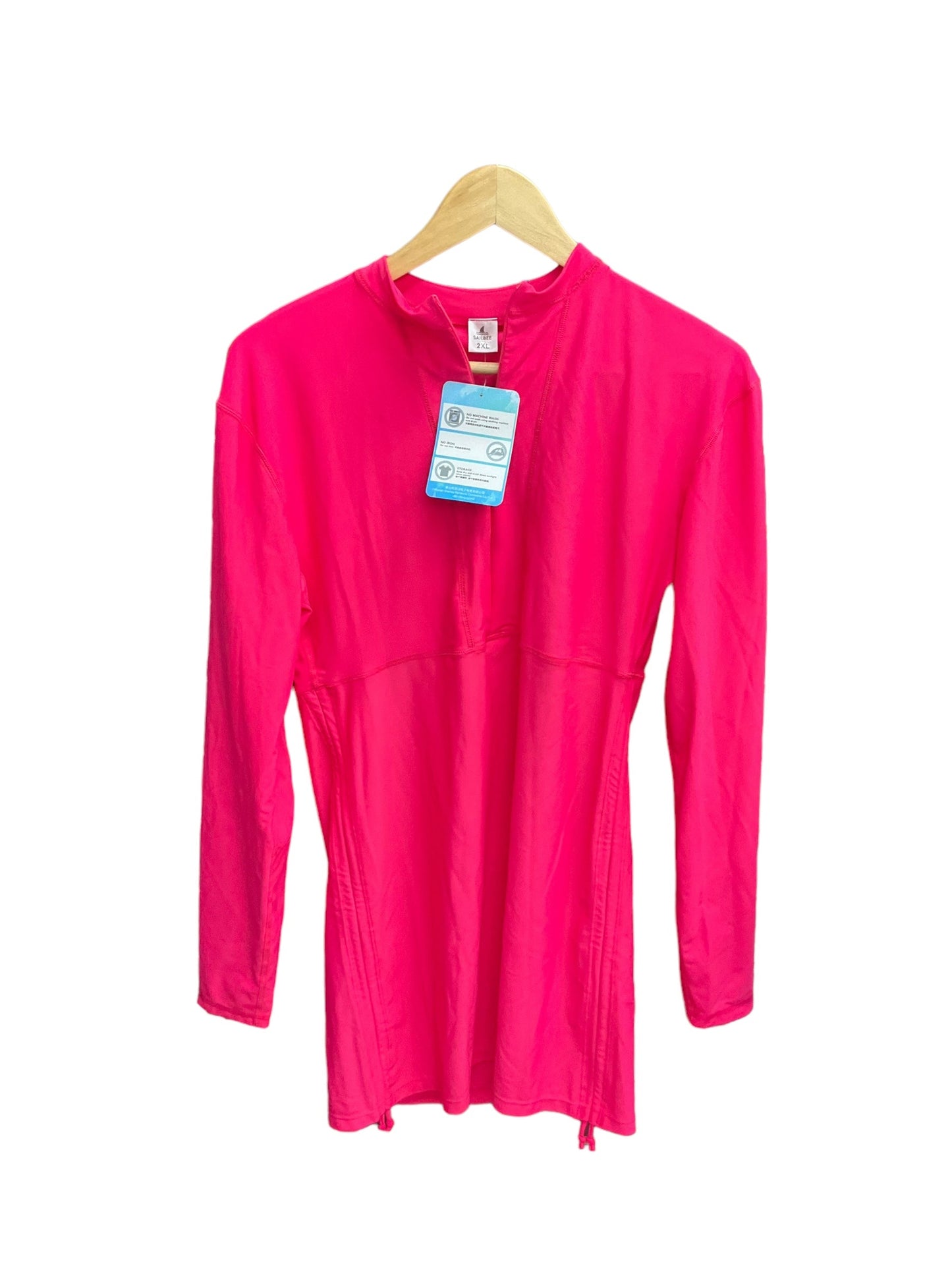 Pink Swimwear Cover-up Clothes Mentor, Size 2x