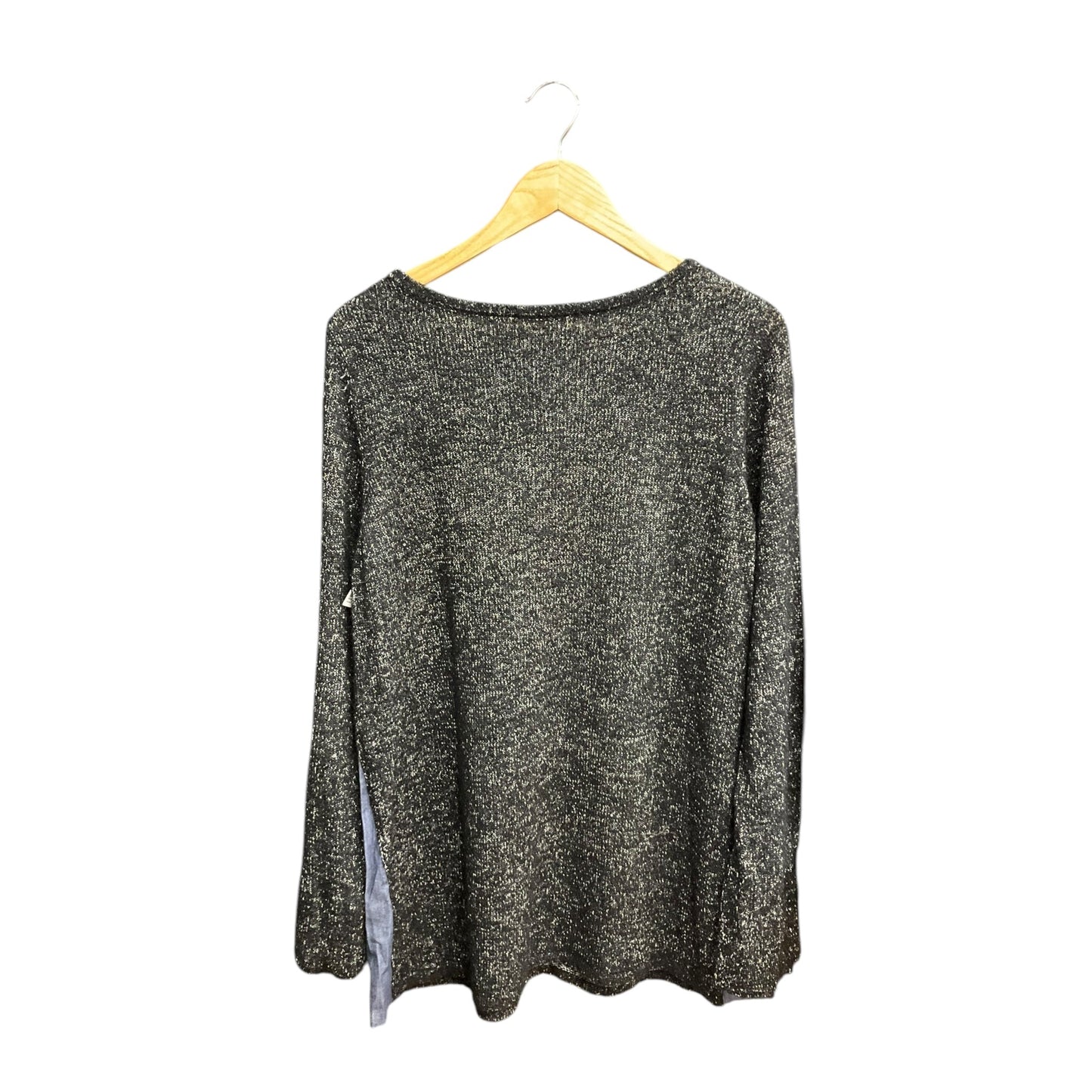 Top Long Sleeve By Soft Surroundings In Black, Size: L