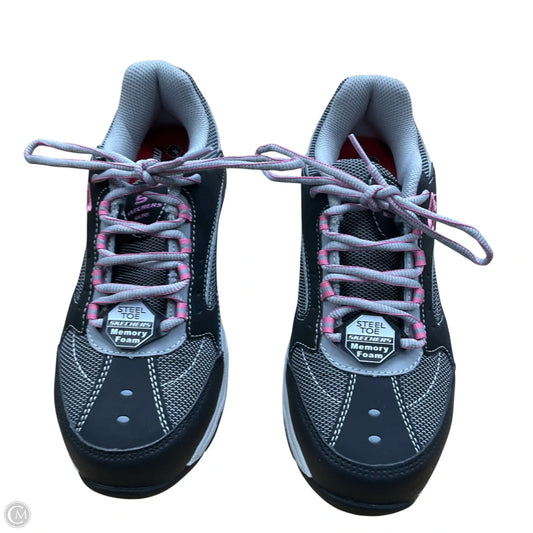Shoes Athletic By Skechers In Black & Grey, Size: 7.5