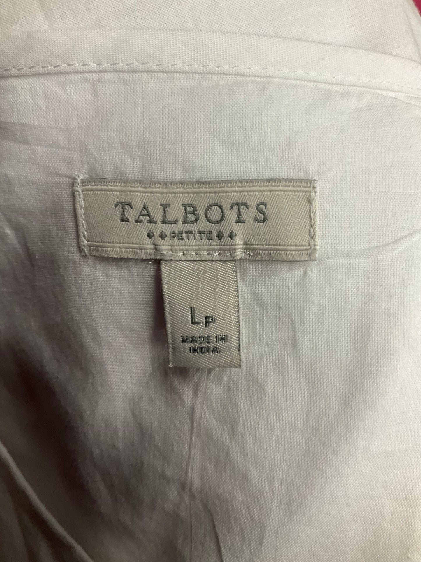 White Top Sleeveless Talbots, Size L