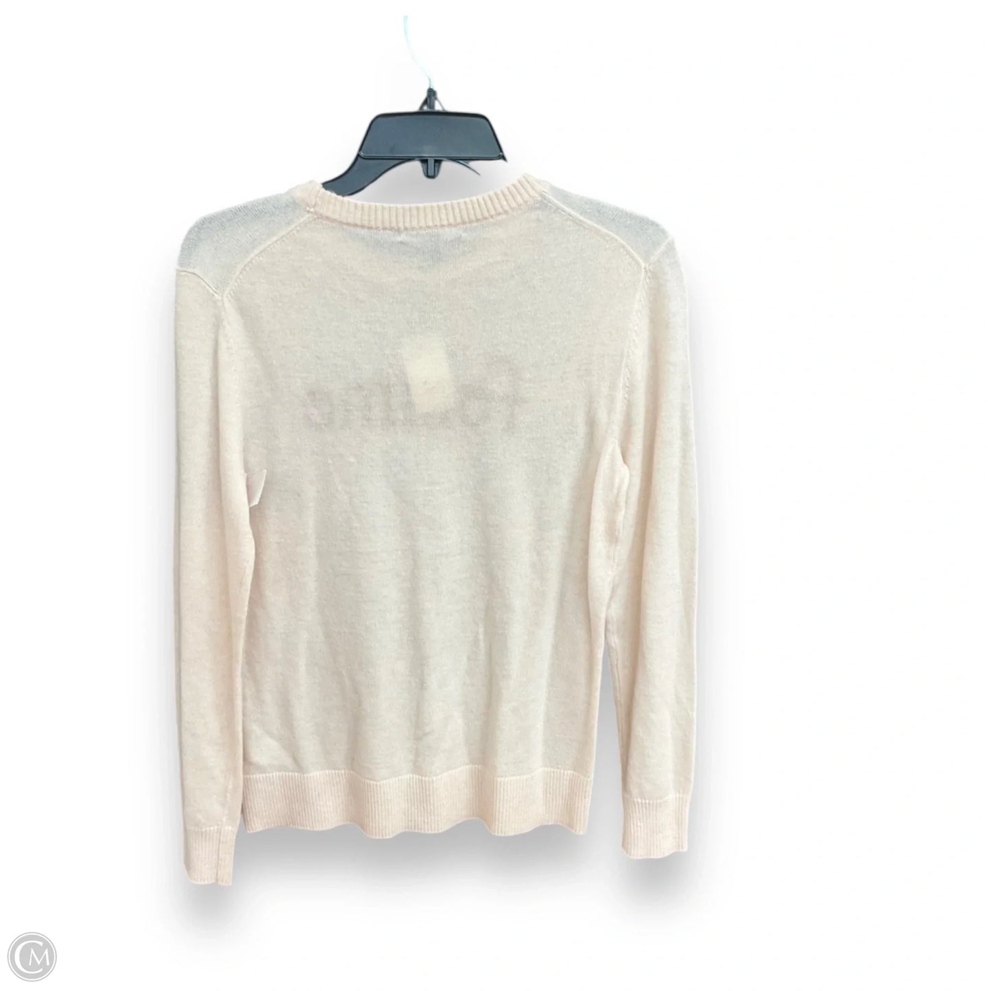 Top Long Sleeve By Saks Fifth Avenue In Pink, Size: Xs