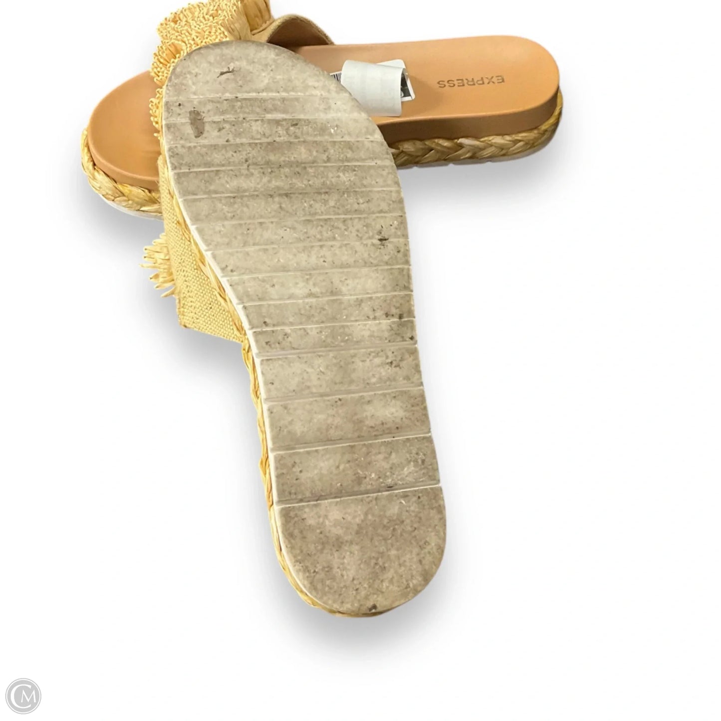 Sandals Flats By Express In Tan, Size: 7