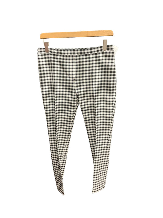 Pants Cropped By Theory In Checkered Pattern, Size: 4