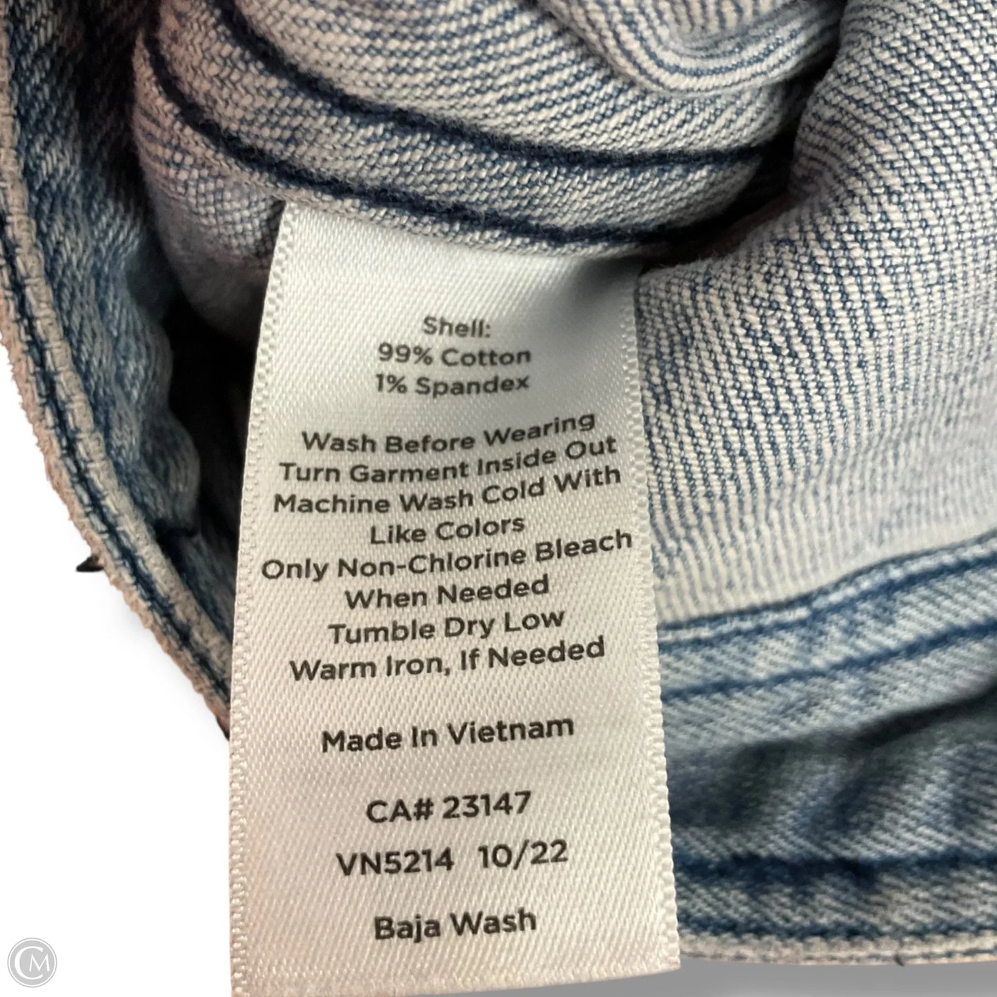 Jacket Denim By Talbots In Blue Denim, Size: Sp