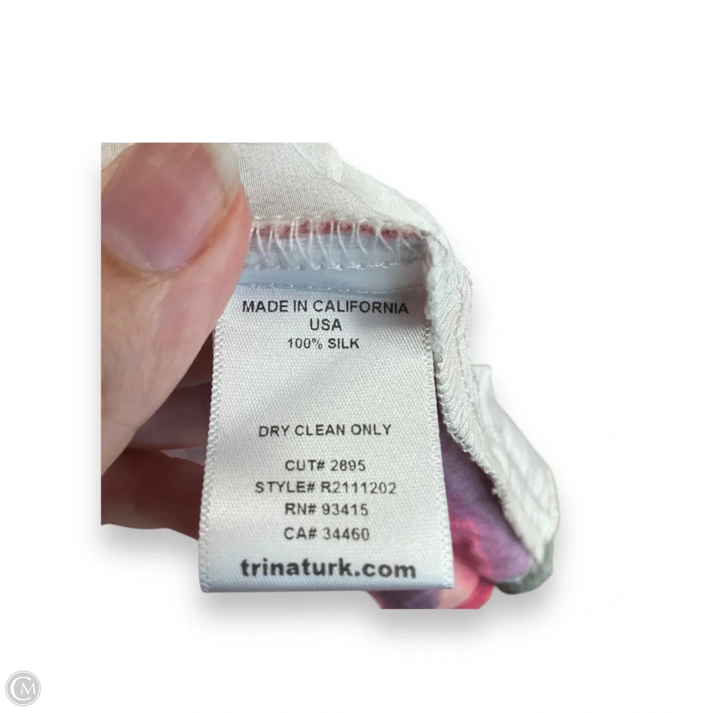 Top 3/4 Sleeve By Trina Turk In Multi-colored, Size: S