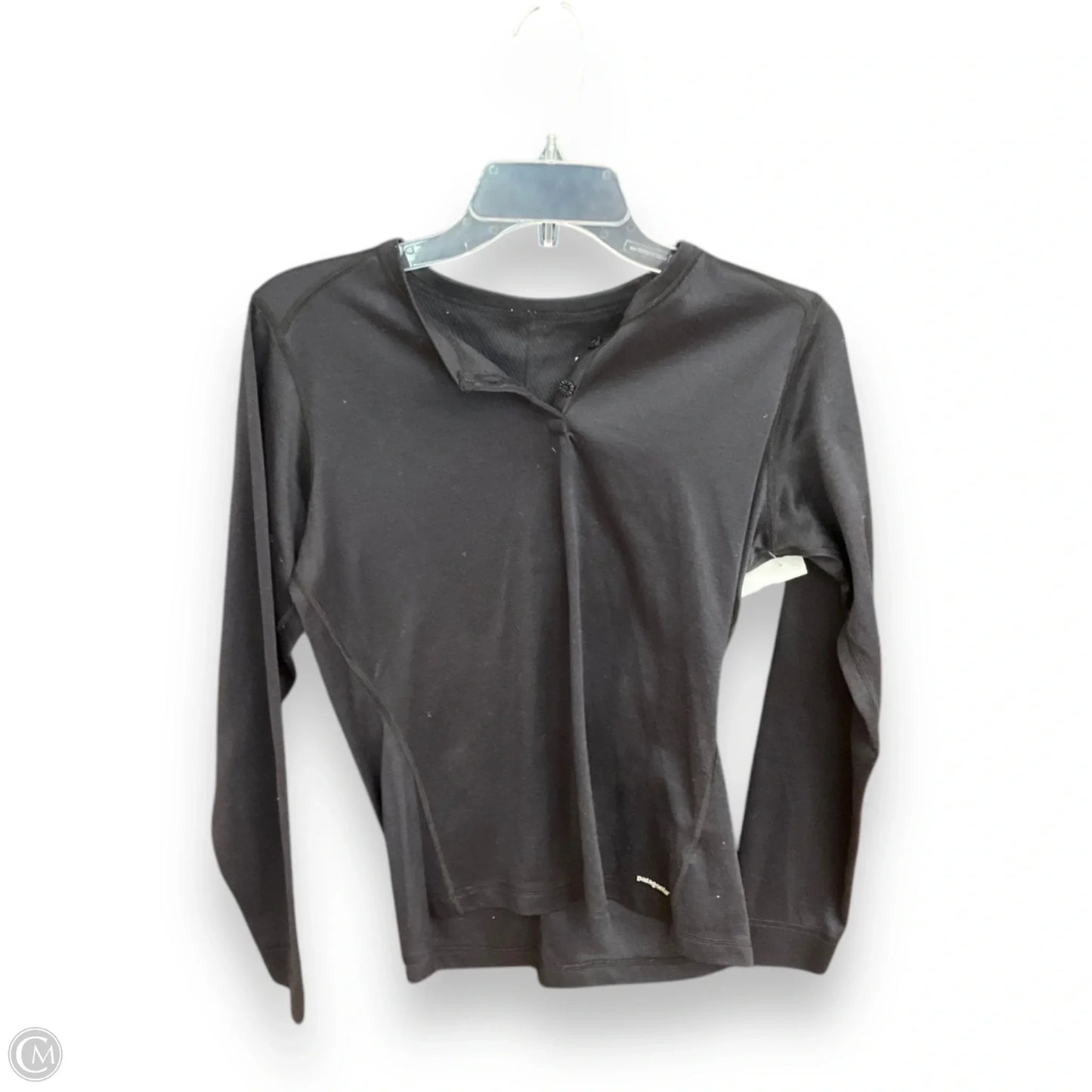 Athletic Top Long Sleeve Crewneck By Patagonia In Black, Size: M