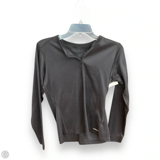 Athletic Top Long Sleeve Crewneck By Patagonia In Black, Size: M