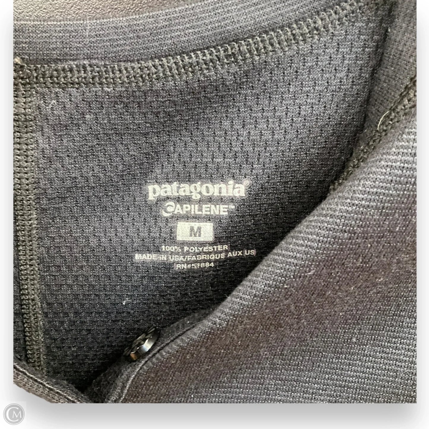 Athletic Top Long Sleeve Crewneck By Patagonia In Black, Size: M