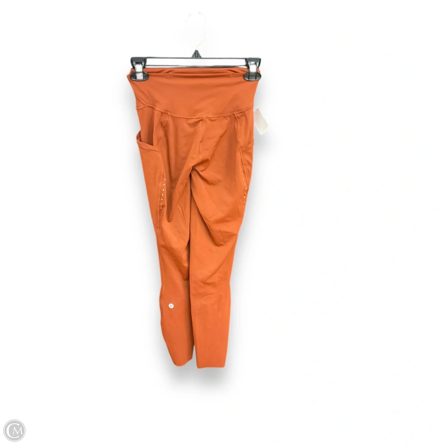 Athletic Leggings By Lululemon In Orange, Size: 4