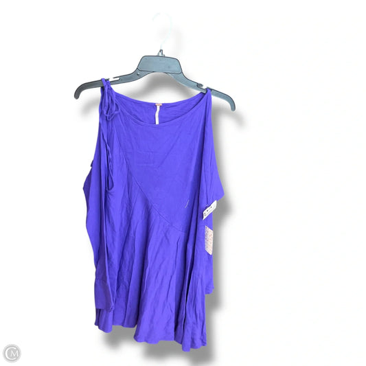 Tunic Long Sleeve By Free People In Purple, Size: Sp