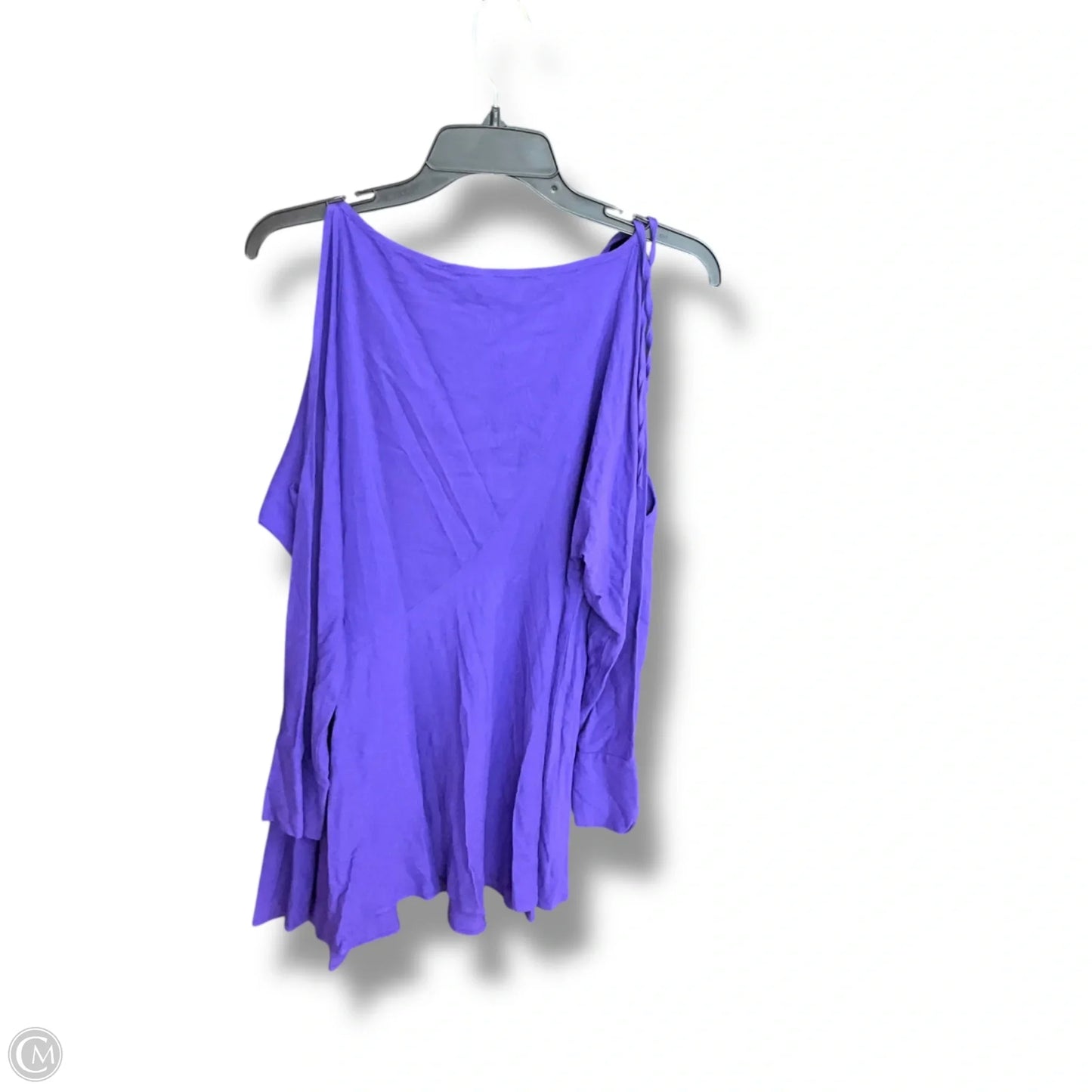 Tunic Long Sleeve By Free People In Purple, Size: Sp