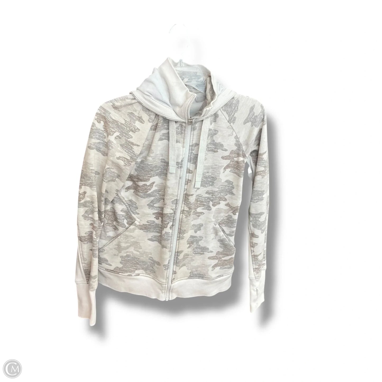 Athletic Jacket By Athleta In Camouflage Print, Size: S
