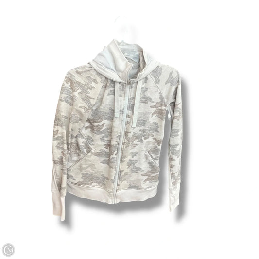 Athletic Jacket By Athleta In Camouflage Print, Size: S