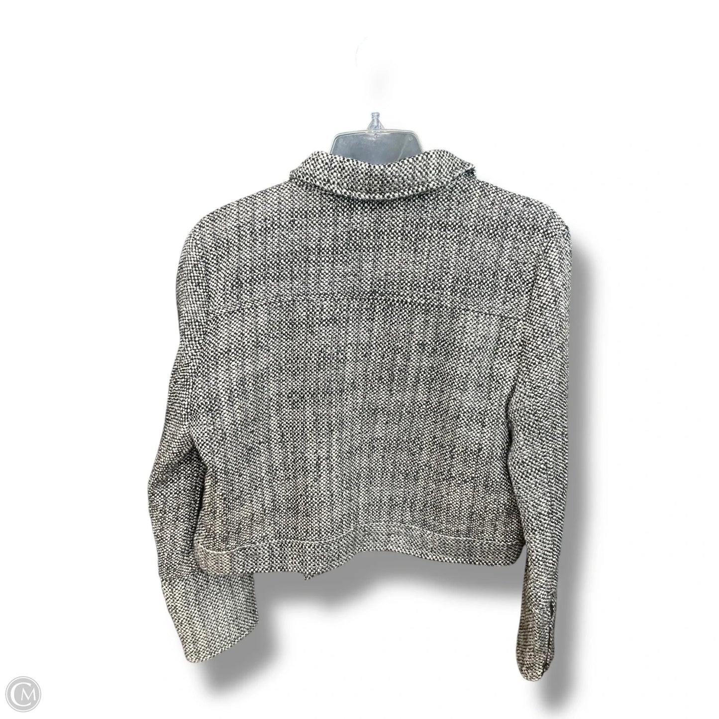 Jacket Moto By Cupcakes And Cashmere In Blue & White, Size: L