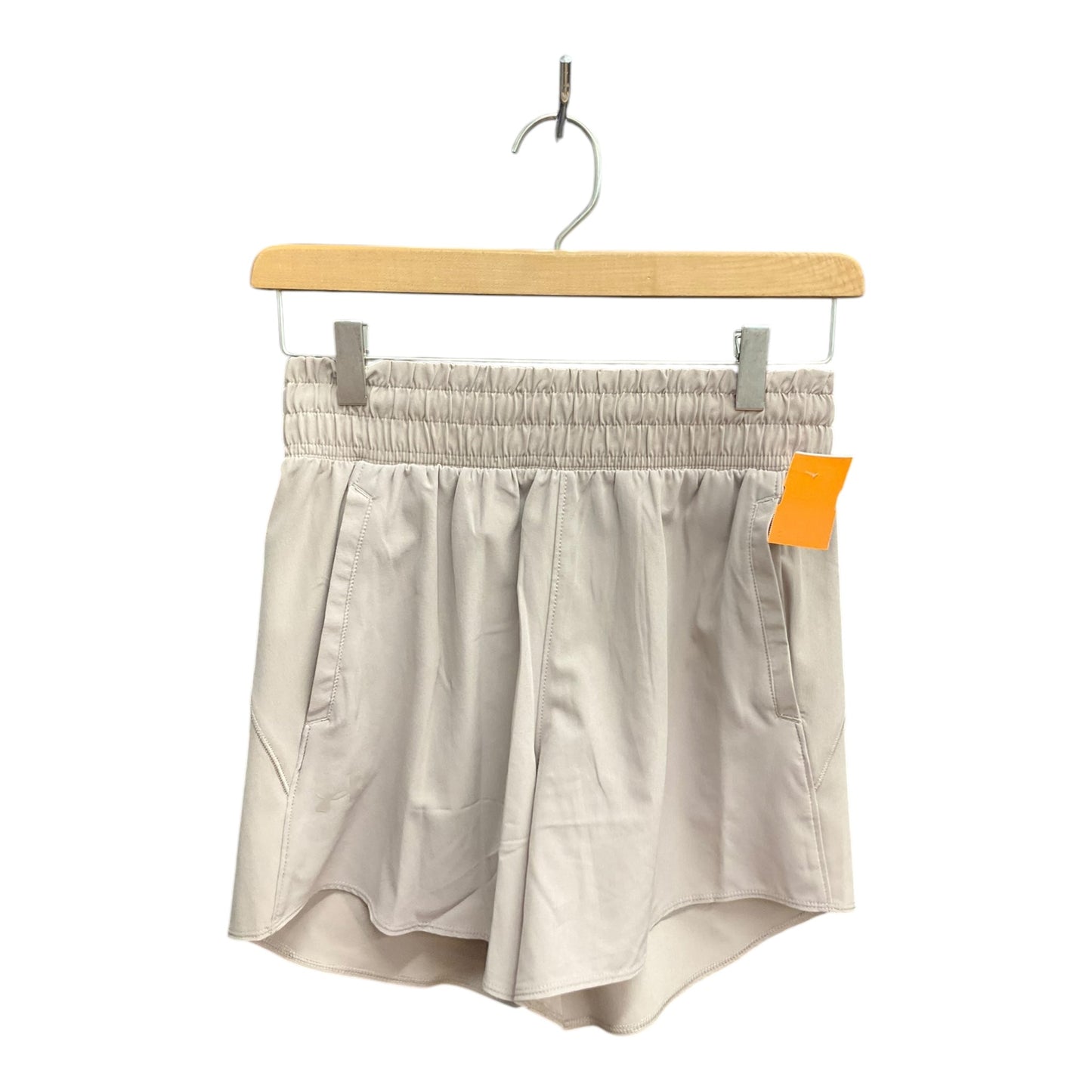 Athletic Shorts By Under Armour In Beige, Size: Xs