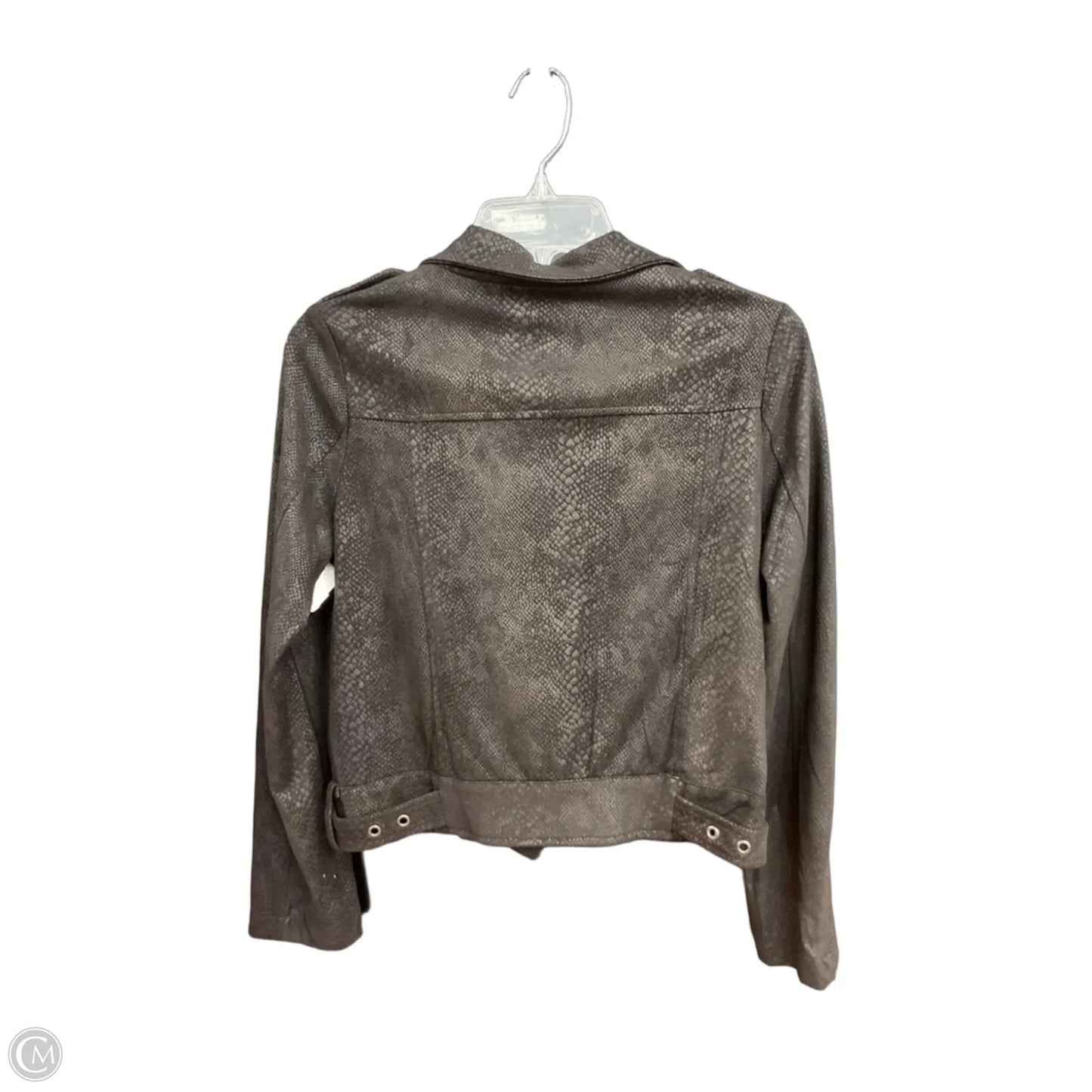 Jacket Moto By Fate In Snakeskin Print, Size: S