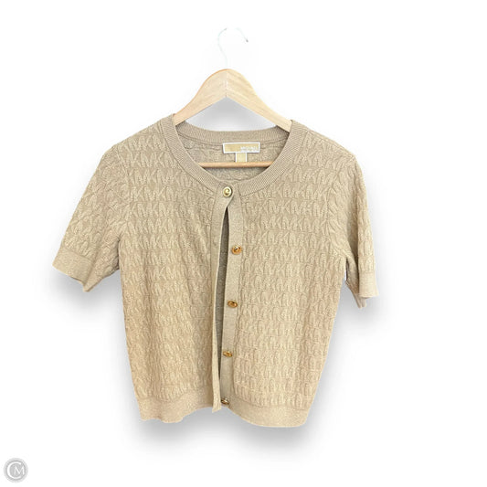 Cardigan By Michael By Michael Kors In Gold, Size: S