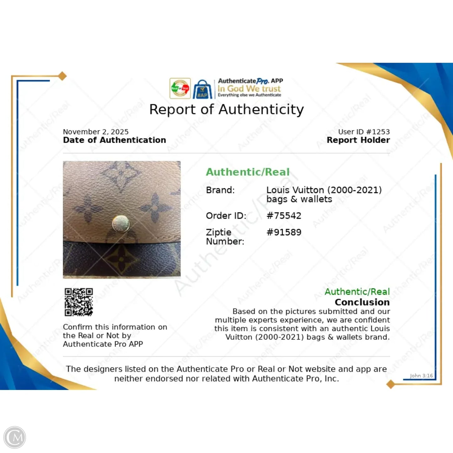 Wallet Luxury Designer By Louis Vuitton, Size: Large