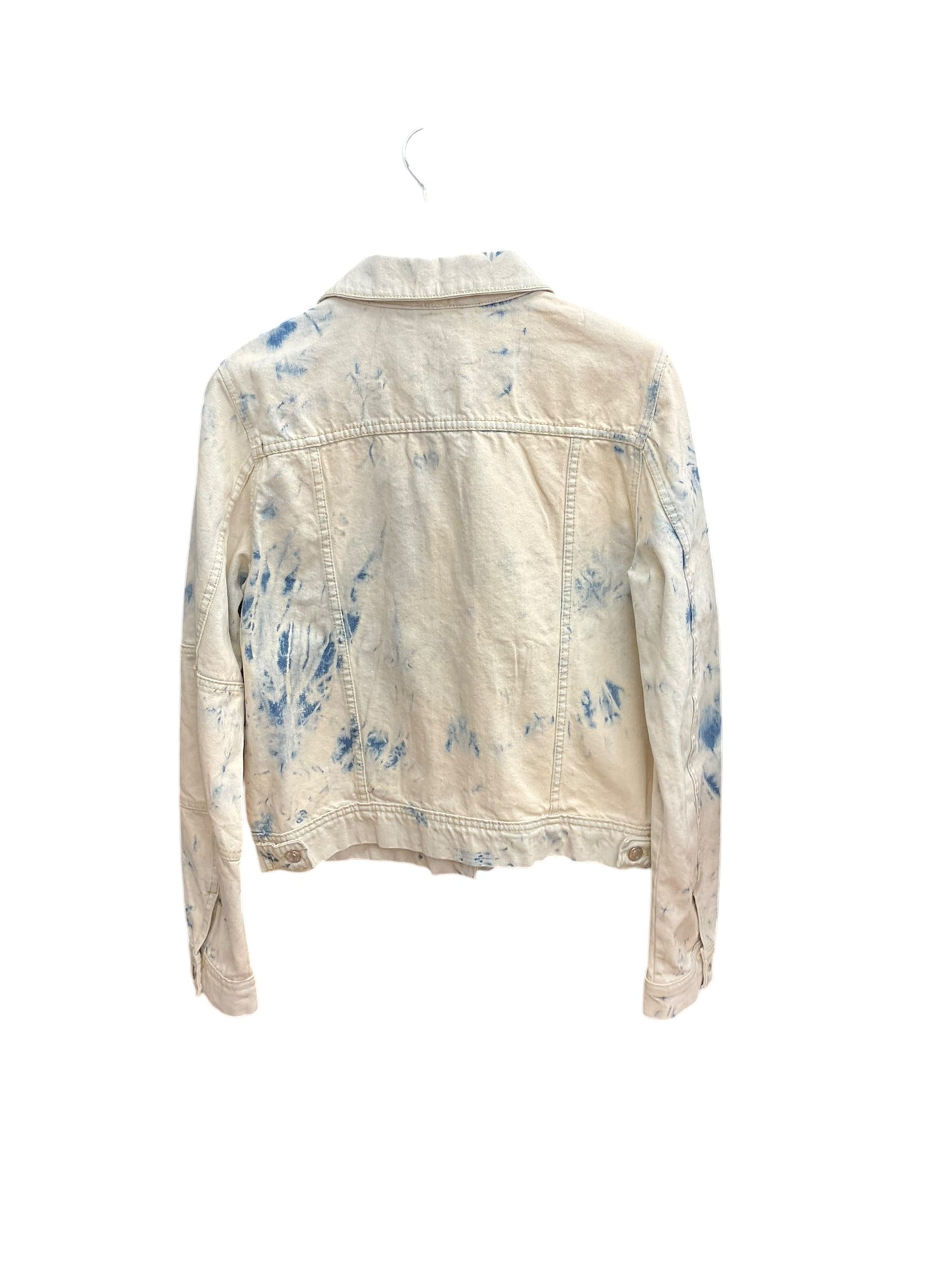 Jacket Denim By Free People In Blue Denim, Size: L