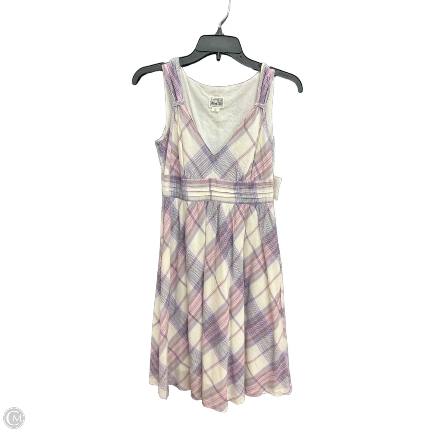 Dress Casual Midi By Converse In Purple & White, Size: S