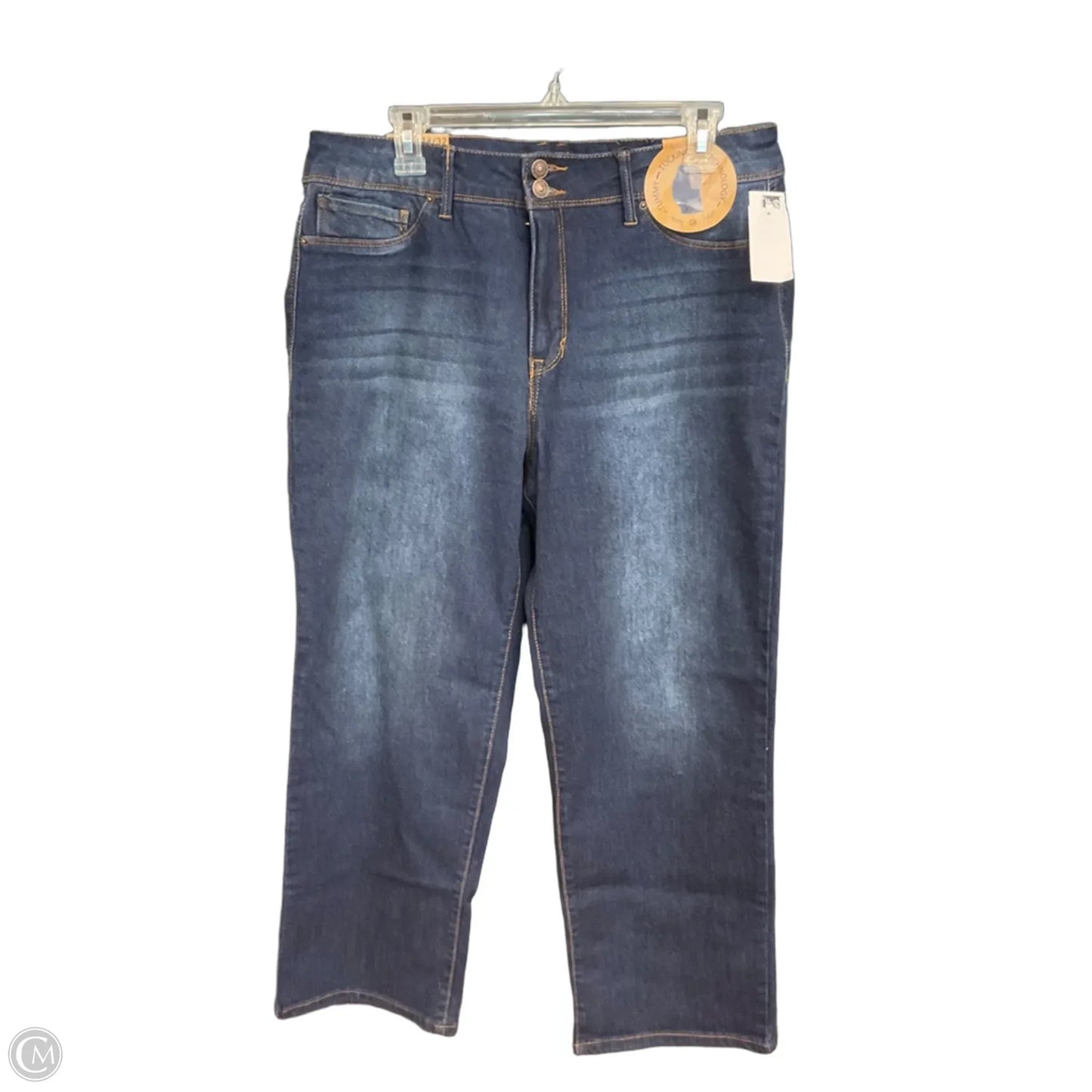 Jeans Boot Cut By Curve Appeal In Blue Denim, Size: 14