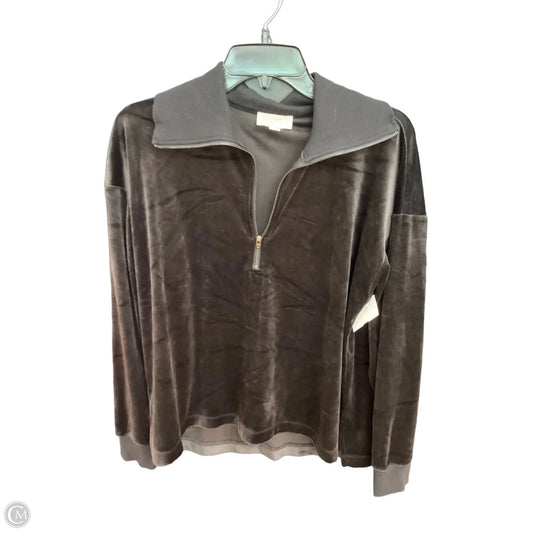 Top Long Sleeve By Loft In Black, Size: M