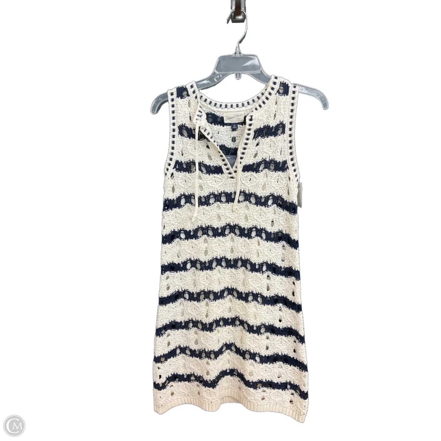 Dress Casual Short By Universal Thread In Blue & White, Size: Xs