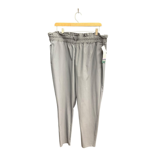 Athletic Pants By Clothes Mentor In Grey, Size: Xl