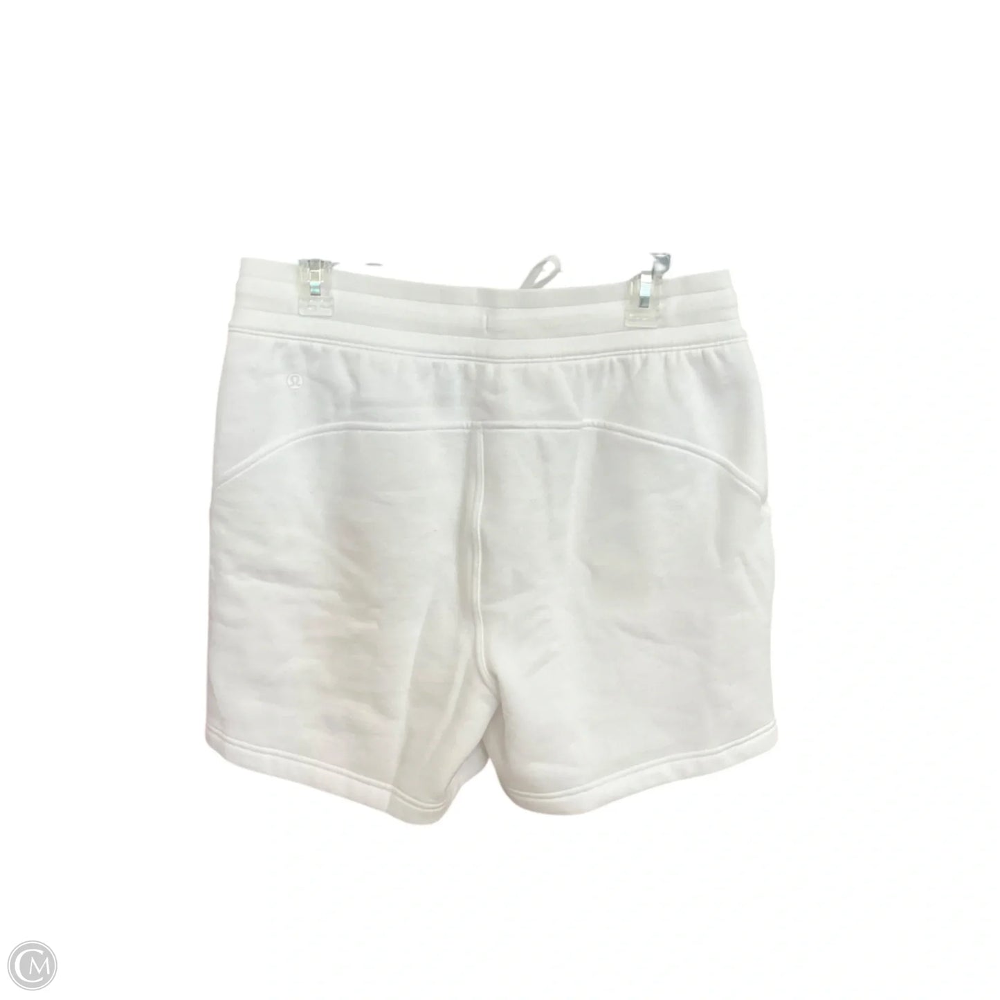 Athletic Shorts By Lululemon In White, Size: 10