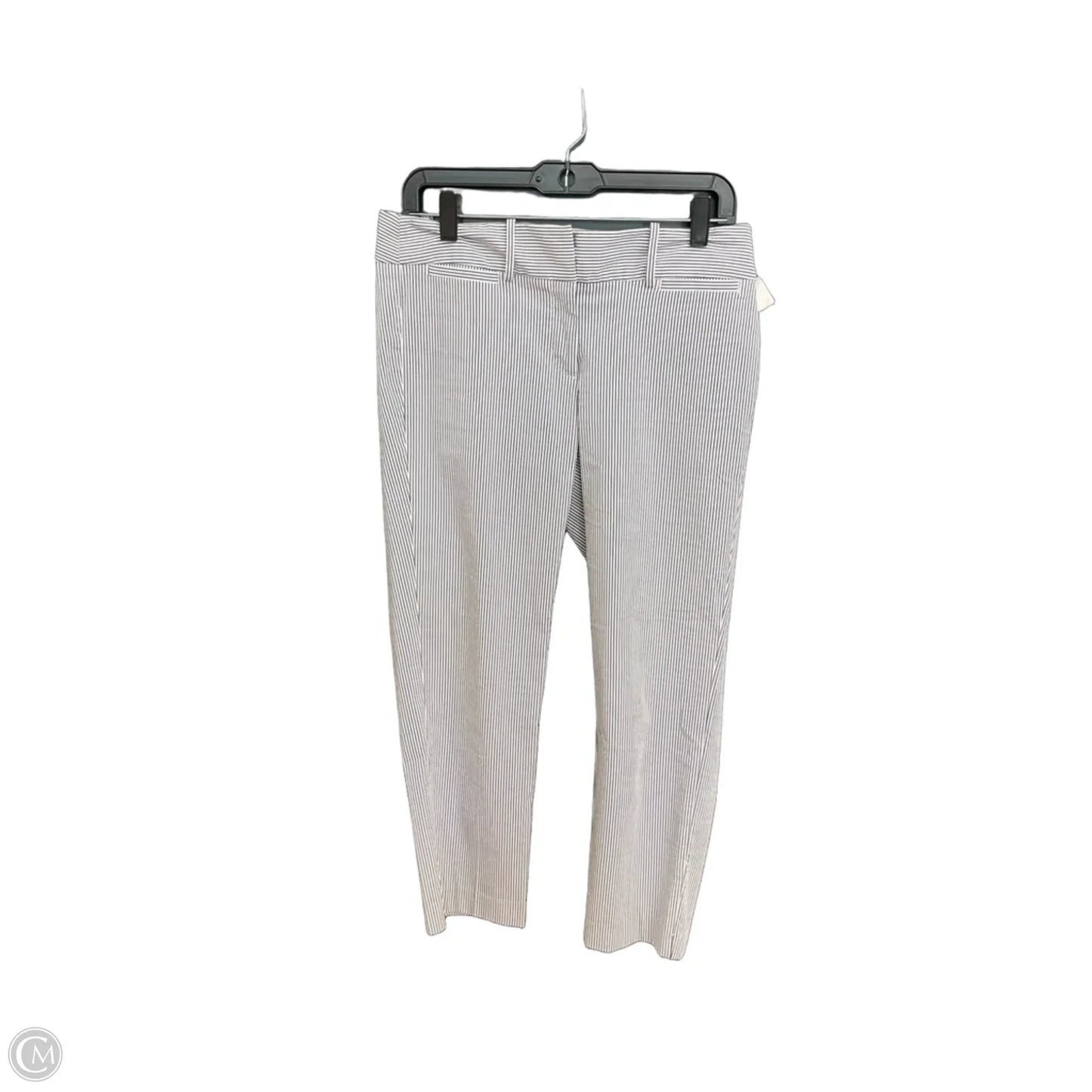 Pants Cropped By Ann Taylor In Striped Pattern, Size: Xs