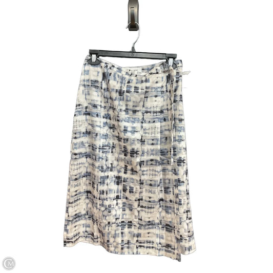 Skirt Midi By Banana Republic In Blue, Size: 2