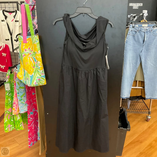 Dress Casual Midi By Lands End In Black, Size: S