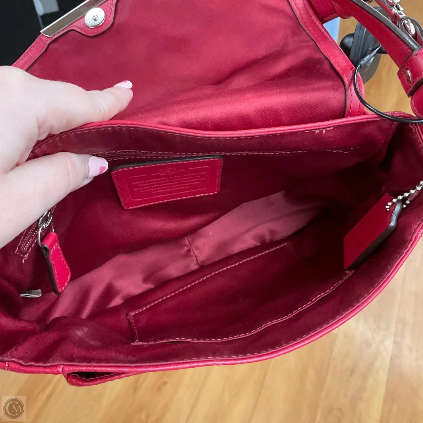 Crossbody Designer By Coach, Size: Small