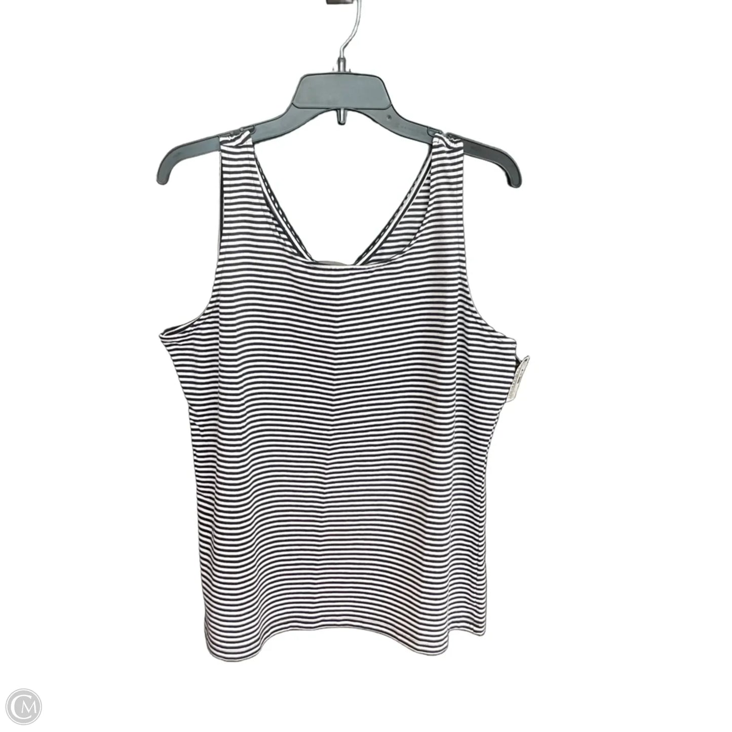 Top Sleeveless Basic By Talbots In Striped Pattern, Size: Xl
