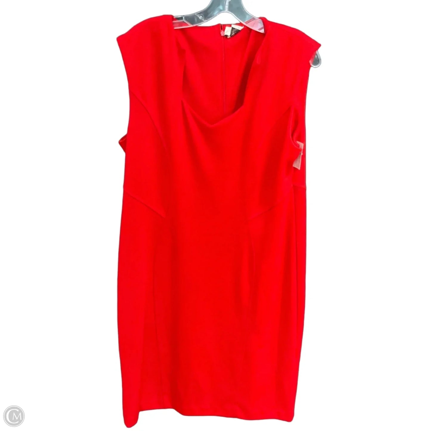 Dress Work By Anne Klein In Red, Size: Xl