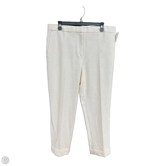 Pants Cropped By Ann Taylor In Beige, Size: 14