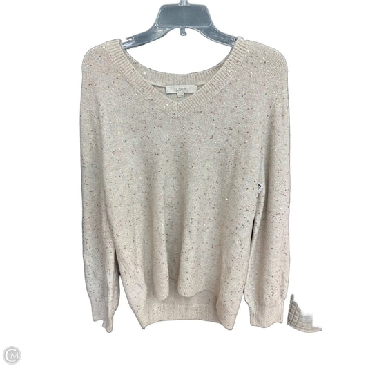 Sweater By Loft In Multi-colored, Size: L