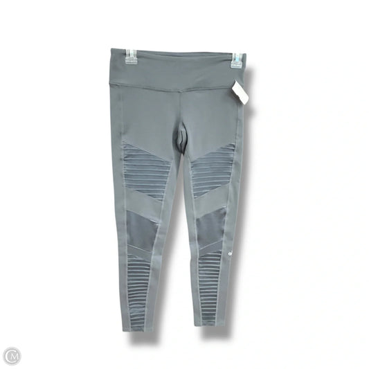 Athletic Leggings By Alo In Grey, Size: S