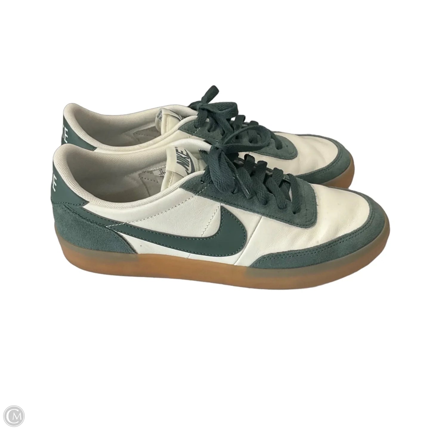 Shoes Sneakers By Nike In Green & White, Size: 11