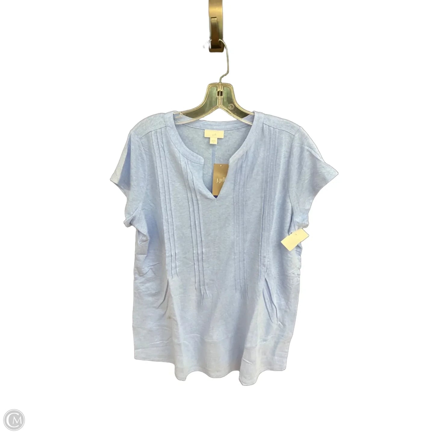 Top Short Sleeve By J. Jill In Blue, Size: M