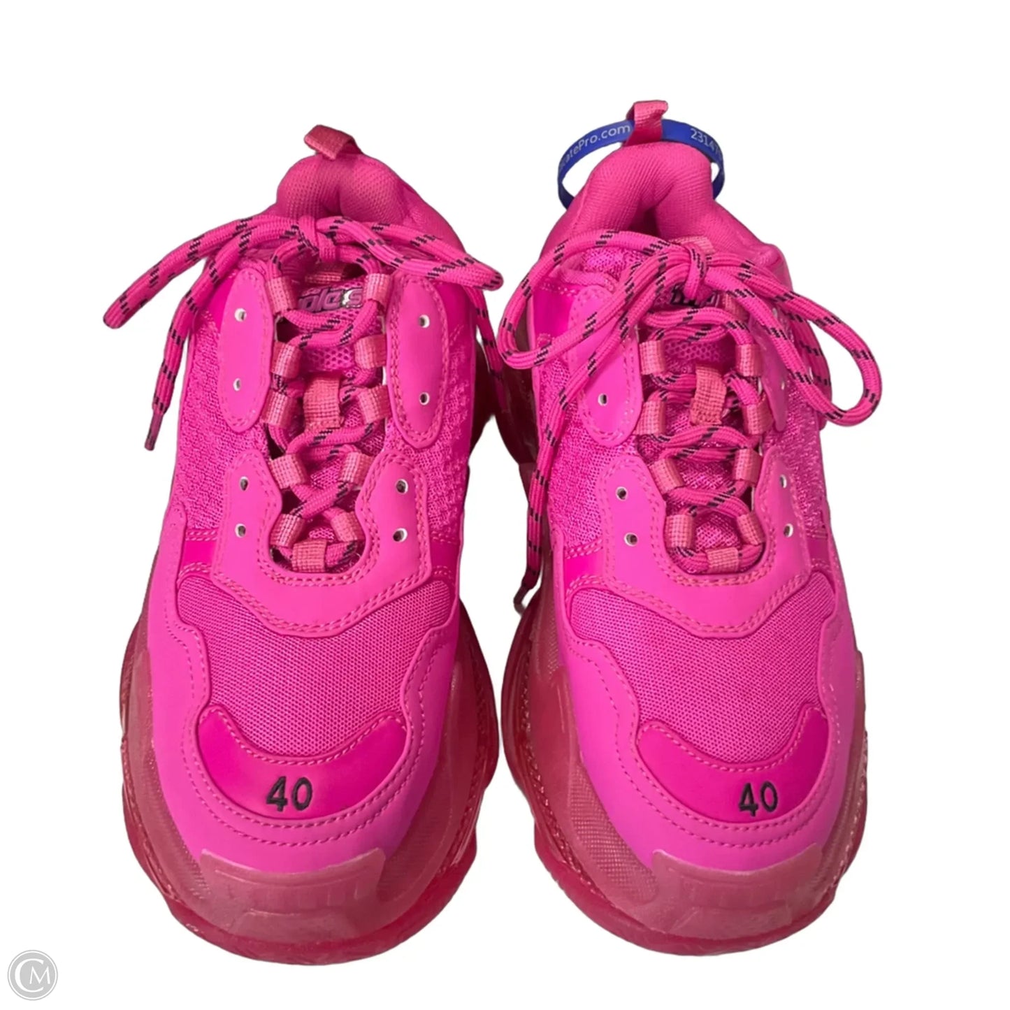 Shoes Luxury Designer By Balenciaga In Pink, Size: 10