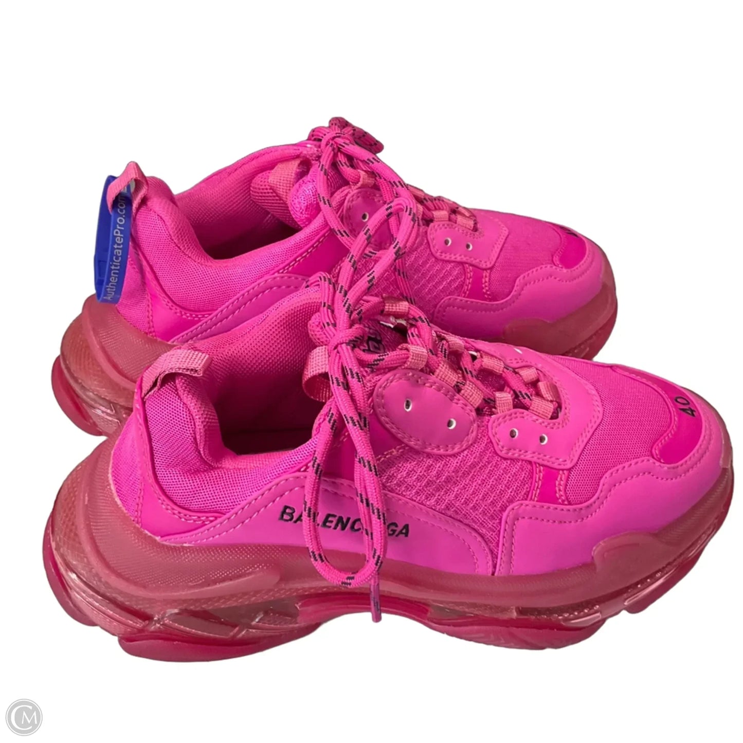 Shoes Luxury Designer By Balenciaga In Pink, Size: 10